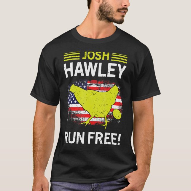Camiseta Josh Hawley Run Free Josh Hawley Running Oops (Anverso)