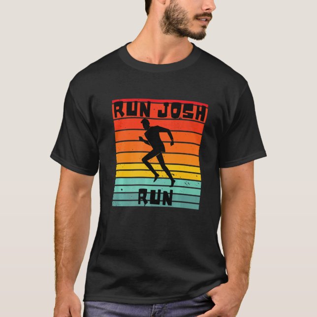 Camiseta Josh Hawley Run Free Josh Hawley Running Retro St (Anverso)