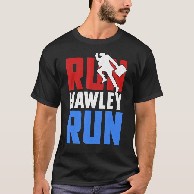 Camiseta Josh Hawley Run Free Running Outfit (Anverso)