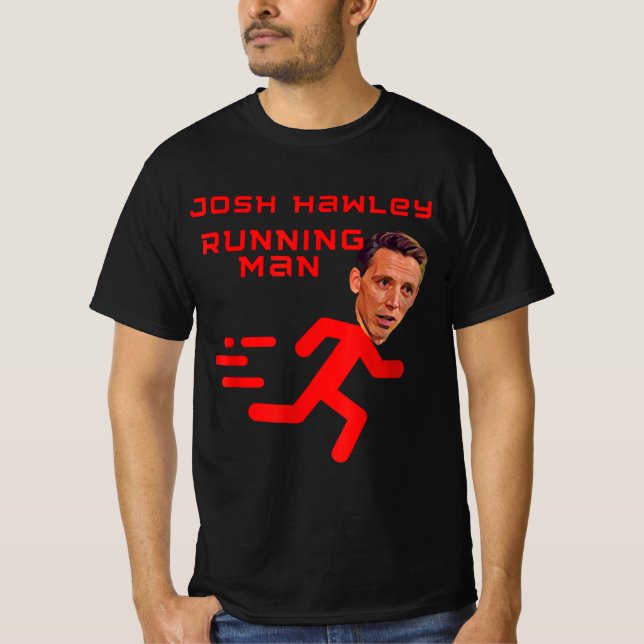 Camiseta Josh hawley run man (Anverso)
