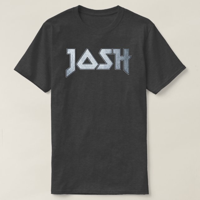 Camiseta Josh metalizado pesado (Diseño del anverso)