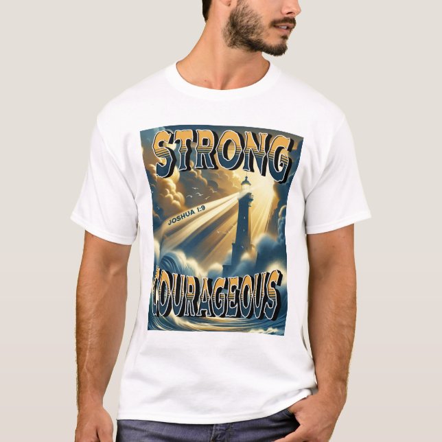 Camiseta Joshua fuerte y valiente 1:9 (Anverso)