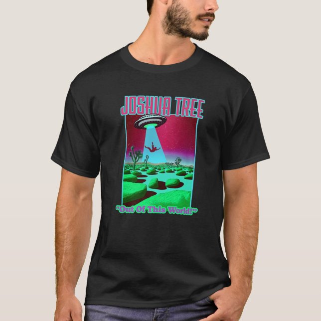 Camiseta Joshua Tree De Este Gracioso Secutio Alienígena (Anverso)