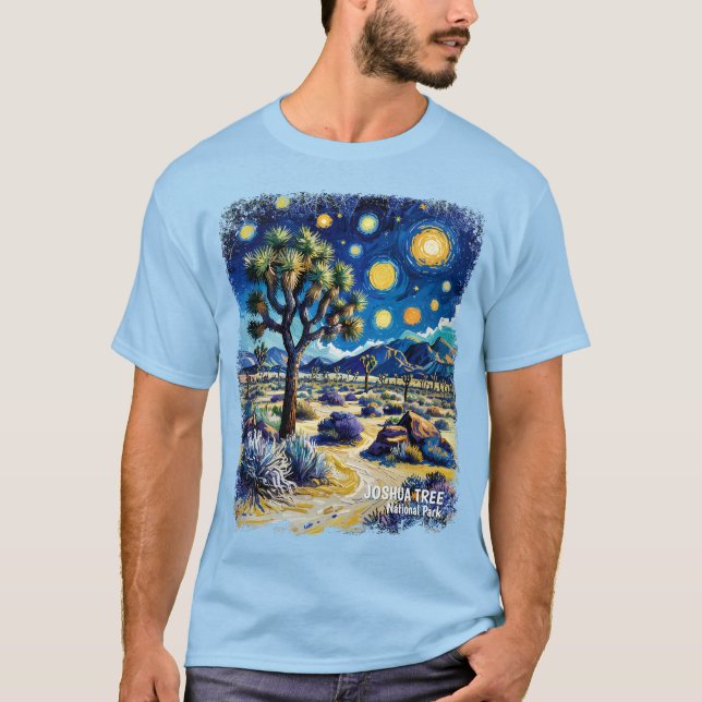 Camiseta Joshua Tree Mojave Desert Hiking Modern Dreamlike (Anverso)