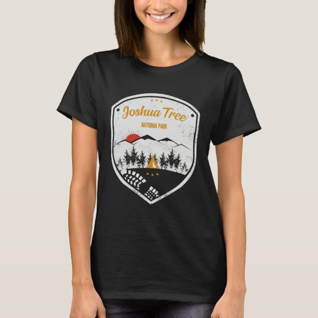Camiseta Joshua Tree  National Park Retro Souvenir (Anverso)
