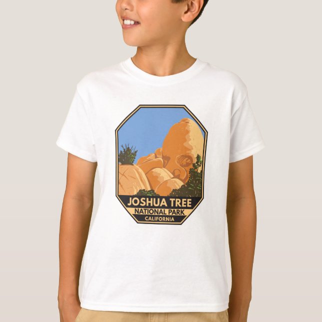 Camiseta Joshua Tree National Park Skull Rock California (Anverso)