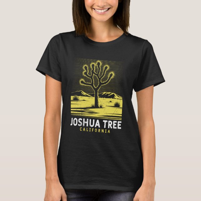 Camiseta JOSHUA TREE NATIONAL PARK USA Funny CALIFORNIA (Anverso)
