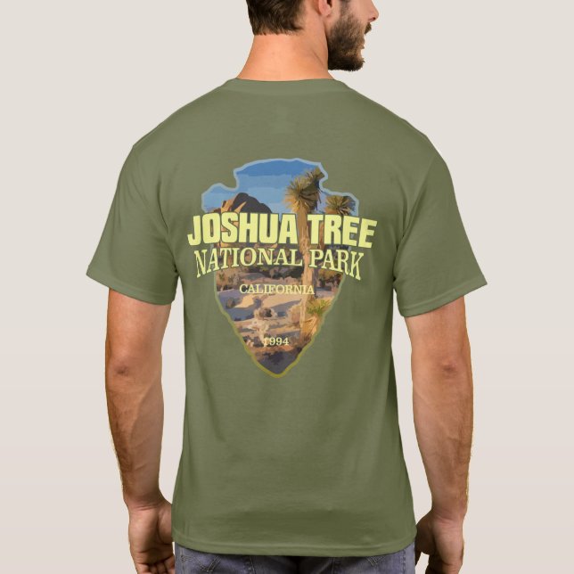 Camiseta Joshua Tree NP (punta de flecha) (Reverso)