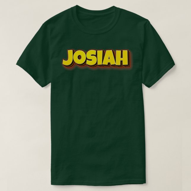 Camiseta Josiah (Diseño del anverso)