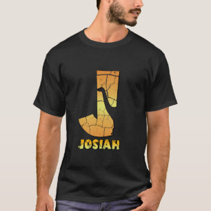 Camiseta Josiah niños personalizados dinosaurios lindos per