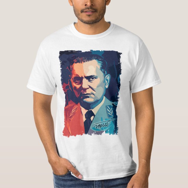 Camiseta Josip Broz Tito Presidente de Yugoslavia SFRJ (Anverso)
