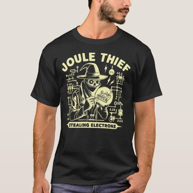 Camiseta Joule Thief Funny Electronics Geek (Anverso)