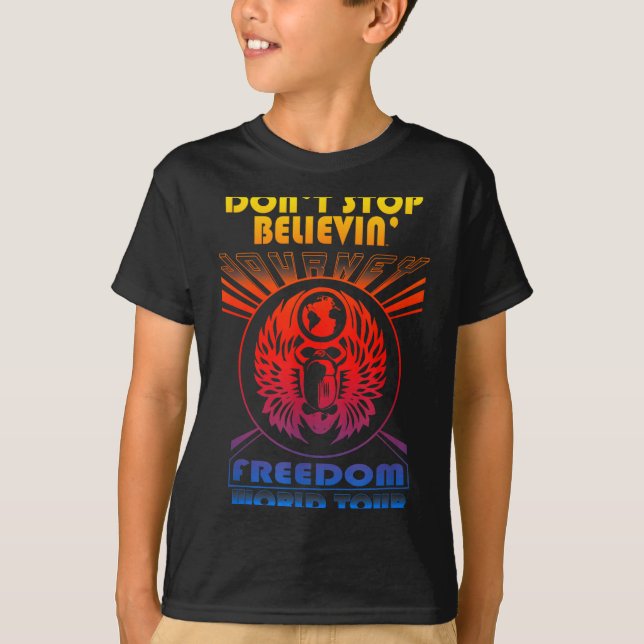 Camiseta Journey Don't Stop Believin'  (Anverso)
