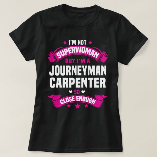 Camiseta Journeyman Carpenter (Diseño del anverso)