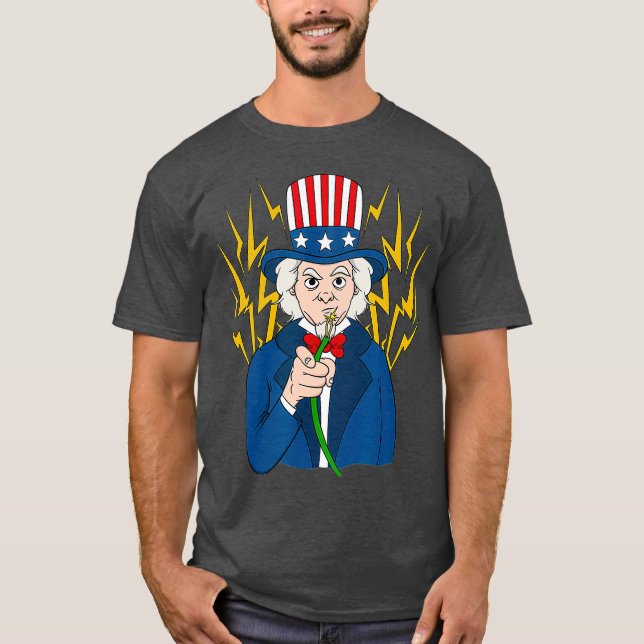 Camiseta Journeyman Foremen Eléctrico con su bandera Orgull (Anverso)