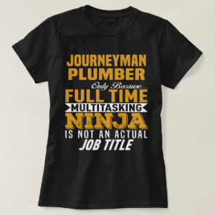 Camiseta Journeyman Plumber