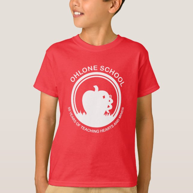 Camiseta Joven Apple T-Shirt Red (Anverso)