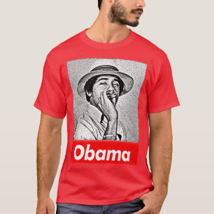 Camiseta Joven Barack Obama 8 bits Fan Art