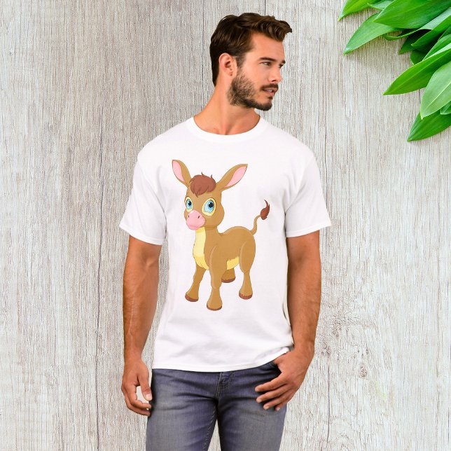 Camiseta Joven burro con ojos azules (Subido por el creador)
