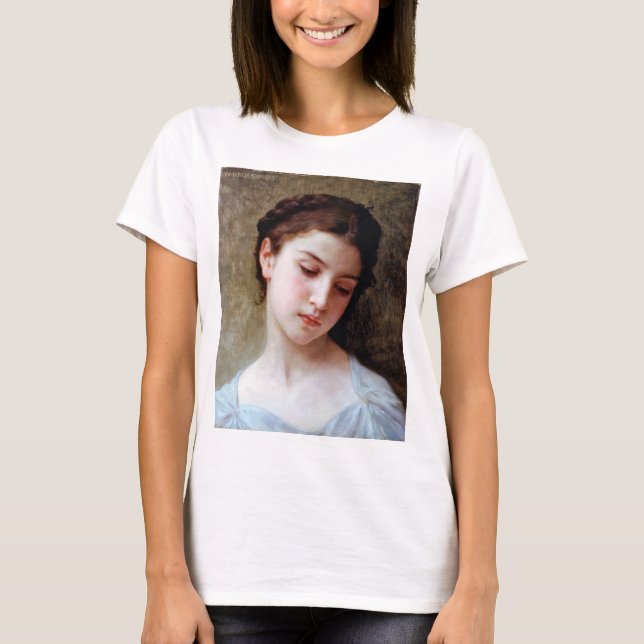 Camiseta Joven Chica, Bouguereau (Anverso)