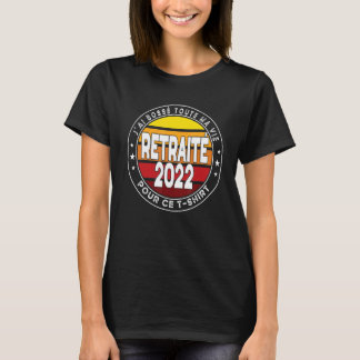 Camiseta Joven Colega de Trabajo Retirado 2022 Atardecer