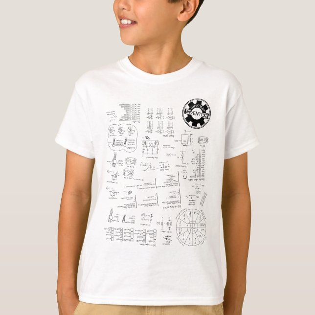 Camiseta joven del invertopedia de los inventores (Anverso)