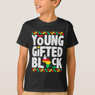 Camiseta Joven Dotado Negro4 Niña de Magia Negra Chico Negr
