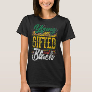 Camiseta Joven ed Y Negro Mes De Historia Negra Ame African