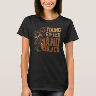 Camiseta Joven educada y mes de la historia africana melani
