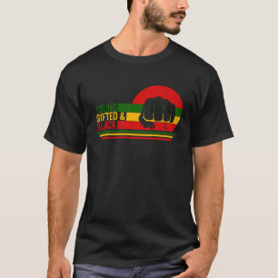 Camiseta Joven educada y mujer afro del Mes de la Historia 