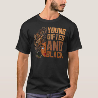 Camiseta Joven educado y mes de la historia africana negra
