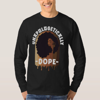 Camiseta Joven educado y negro Historia Negra Historia Negr