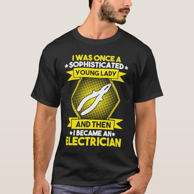 Camiseta Joven Electricista (Anverso)