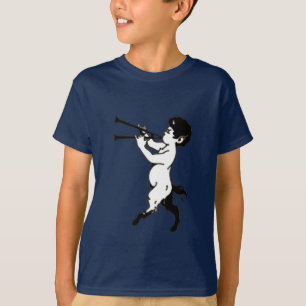 Camiseta Joven Faun Con Doble Flauta