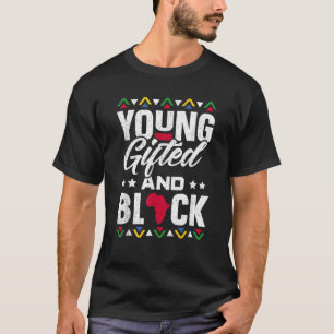 Camiseta Joven galardonado orgullo negro africano negro ama