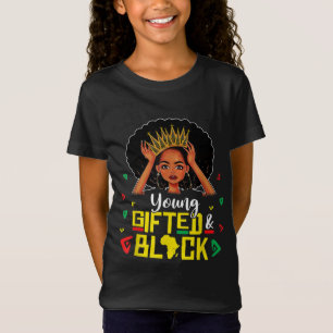 Camiseta Joven Gifado Y Chica Negro Funny Melanin Queen Gi