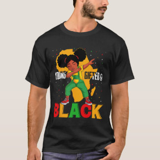 Camiseta Joven Gifado Y Negro Chica De Bebé Historia Negra
