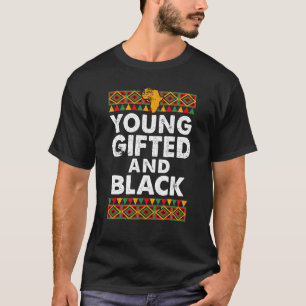 Camiseta Joven Gifado Y Negro Orgulloso Melanin Africano Am