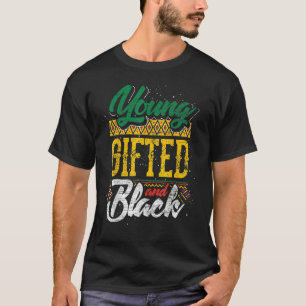 Camiseta Joven Gifted Y Mes De Historia Negra Afro-Africano