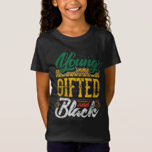 Camiseta Joven Gifted Y Negro Mes De Historia Negra African