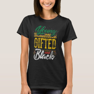 Camiseta Joven Gifted Y Negro Mes De Historia Negra African
