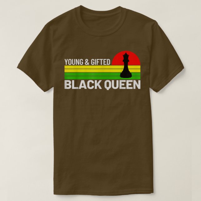 Camiseta Joven Gifted y Reina Negra para niños y adultos  (Diseño del anverso)