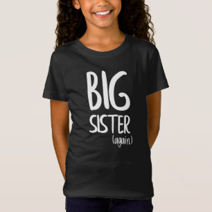 Camiseta Joven hermana mayor de nuevo invitación de embara