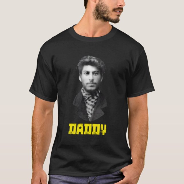 Camiseta Joven Joseph Stalin Daddy Ussr Socialista (Anverso)