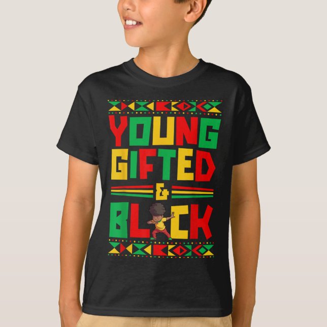 Camiseta Joven joven negro joven historiador afroamericano  (Anverso)