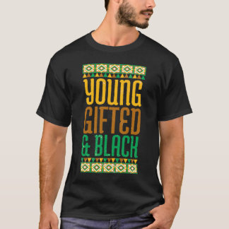 Camiseta Joven negro Historia Negra BHM Africano