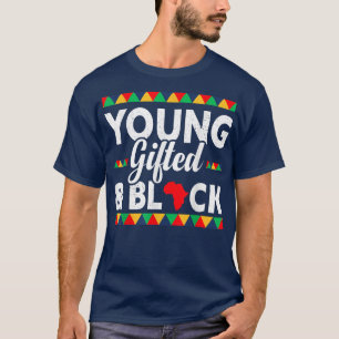 Camiseta Joven orgullo y orgullo negro africano historia ne