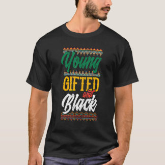 Camiseta Joven orgulloso y negro Orgullosa herencia afroame