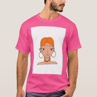 Camiseta Joven pelirroja