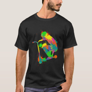 Camiseta Joven piloto de scooter de stunt